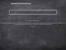 Tablet Screenshot of giovaniartistiravenna.org